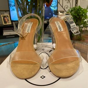 Steve Madden Clear Heels